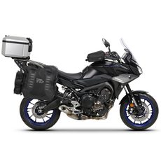 Kompletní sada bočních adventure brašen SHAD TERRA TR40 a hliníkového 48L topcase, včetně montážní sady SHAD YAMAHA MT-09 Tracer / Tracer 900