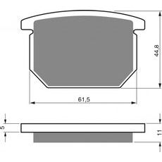 Brzdové destičky GOLDFREN 138 S3