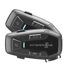 BLUETOOTH HEADSET PRO UZAVŘENÉ A OTEVŘENÉ PŘILBY INTERPHONE U-COM7R, TWIN PACK - INTERKOMY - NA MOTORKÁŘE