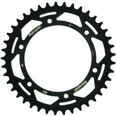 ŘETĚZOVÁ ROZETA SUPERSPROX RFE-808:41-BLK ČERNÝ 41 ZUBŮ, 520 - OCELOVÉ - NA MOTORKU