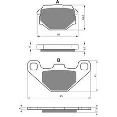 Brzdové destičky GOLDFREN 094 K5