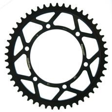 ŘETĚZOVÁ ROZETA SUPERSPROX RFE-300:49-BLK ČERNÝ 49 ZUBŮ, 525 - OCELOVÉ - NA MOTORKU