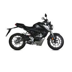 VÝFUK KOMPLETNÍ 1X1 MIVV MK3 H.076.SM3B ČERNÁ NEREZOVÁ OCEL - VÝFUKY - NA MOTORKU