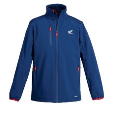 HONDA SOFTSHELL BUNDA WING - MODRÁ 2026 - VOLNÝ ČAS - NA MOTORKÁŘE