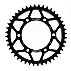 ŘETĚZOVÁ ROZETA SUPERSPROX RFE-479:44-BLK ČERNÝ 44 ZUBŮ, 530 - OCELOVÉ - NA MOTORKU