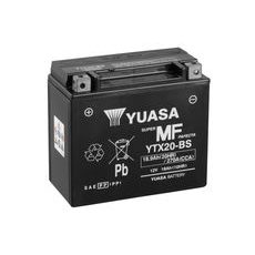 Bezúdržbová motocyklová baterie YUASA YTX20-BS