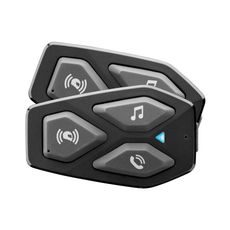 BLUETOOTH HEADSET PRO UZAVŘENÉ A OTEVŘENÉ PŘILBY INTERPHONE U-COM3, TWIN PACK - INTERKOMY - NA MOTORKÁŘE