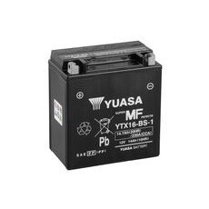 Bezúdržbová motocyklová baterie YUASA YTX16-BS-1