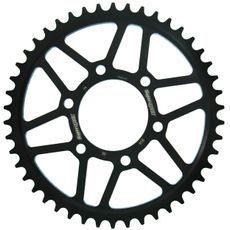 ŘETĚZOVÁ ROZETA SUPERSPROX RFE-816:46-BLK ČERNÝ 46 ZUBŮ, 530 - OCELOVÉ - NA MOTORKU