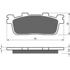 Brzdové destičky GOLDFREN 355 S3
