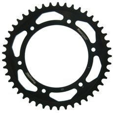 ŘETĚZOVÁ ROZETA SUPERSPROX RFE-5:45-BLK ČERNÝ 45 ZUBŮ, 520 - OCELOVÉ - NA MOTORKU