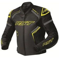SPORTOVNÍ KOŽENÁ BUNDA RST S1 D3O – REFLEXNÍ ŽLUTÁ: CERTIFIKACE AAA PRO MAXIMÁLNÍ BEZPEČÍ I VIDITELNOST - KOŽENÉ BUNDY - NA MOTORKÁŘE