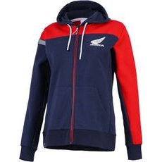 HONDA DÁMSKÁ MIKINA S KAPUCOU - MODRÁ - MIKINY - NA MOTORKÁŘE