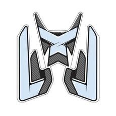 TANKPAD PUIG SPECIFIC 8434C KARBONOVÝ VZHLED S BOČNÍ ČÁSTÍ - TANKPADY NA MOTORKU - NA MOTORKU