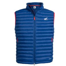 HONDA PROŠÍVANÁ VESTA BLUE - MODRÁ 2025 - BUNDY - NA MOTORKÁŘE