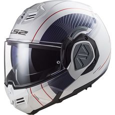 Překlopná přilba LS2 FF906 ADVANT COOPER - bílá/modrá