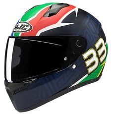 HJC PŘILBA C10 BB33 MC21SF - BEZ SLUNEČNÍ CLONY - NA MOTORKÁŘE