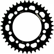 ŘETĚZOVÁ ROZETA SUPERSPROX RFE-1303:39-BLK ČERNÝ 39 ZUBŮ, 520 - OCELOVÉ - NA MOTORKU