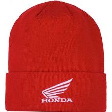 HONDA ZIMNÍ ČEPICE FACTORY 25 - ČERVENÁ - DÁRKY PRO FANOUŠKY HONDA - NA MOTORKÁŘE