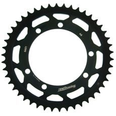 ŘETĚZOVÁ ROZETA SUPERSPROX RFE-6601:46-BLK ČERNÝ 46 ZUBŮ, 420 - OCELOVÉ - NA MOTORKU