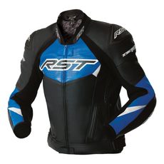 PÁNSKÁ KOŽENÁ BUNDA - RST 103635 TRACTECH EVO D3O - MODRÁ - KOŽENÉ BUNDY - NA MOTORKÁŘE