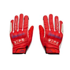 VESPA RUKAVICE DEC - ČERVENÁ - LETNÍ RUKAVICE - NA MOTORKÁŘE