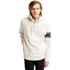 PÁNSKÁ MIKINA MOTO GUZZI TIMBERLAND 100TH - BÍLÁ - MIKINY - NA MOTORKÁŘE