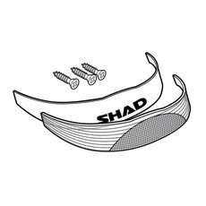 REFLEXNÍ PRVKY SHAD D1B291CAR BÍLÁ PRO SH29 - NÁHRADNÍ DÍLY - NA MOTORKU