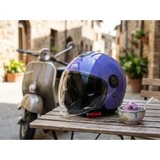 OTEVŘENÁ HELMA GMS GELATO ZG11501 BORŮVKOVÁ - OTEVŘENÉ HELMY - NA MOTORKÁŘE
