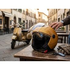 PIAGGIO HELMA NA SKŮTR UL01 22.06 - ČERNÁ 2026 - HELMY NA SKÚTR - NA MOTORKÁŘE