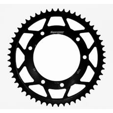 ŘETĚZOVÁ ROZETA SUPERSPROX RFE-1131:53-BLK ČERNÝ 53 ZUBŮ, 420 - OCELOVÉ - NA MOTORKU
