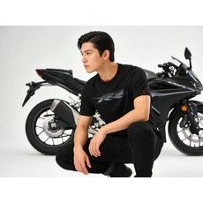 HONDA DÁMSKÉ TRIKO RACING - ČERVENÁ/MODRÁ - NA MOTORKÁŘE