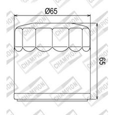 Olejový filtr CHAMPION COF454 100609795