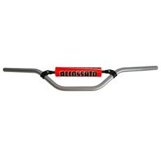 ŘÍDÍTKA ACCOSSATO HLINÍK, 22MM STŘÍBRNÁ - ŘIDÍTKA A PŘÍSLUŠENSTVÍ - NA MOTORKU