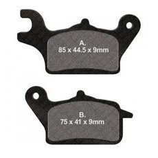 BRZDOVÉ DESTIČKY EBC SFA652 - PŘEDNÍ - NA MOTORKU