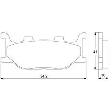 Brzdové destičky ACCOSSATO AGPA22 OR