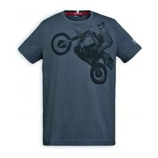 TRIKO JUMP PÁNSKÉ MODRÉ - TRIČKA - NA MOTORKÁŘE