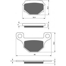 Brzdové destičky GOLDFREN 289 S33 OFF-ROAD