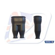GUMOVÝ KRYT DVOJITÉHO PLYNU PRO SILNIČNÍ MOTOCYKL VENHILL M6902 - LANKA A HADICE - NA MOTORKU