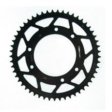 ŘETĚZOVÁ ROZETA SUPERSPROX RFE-1132:53-BLK ČERNÝ 53 ZUBŮ, 420 - OCELOVÉ - NA MOTORKU