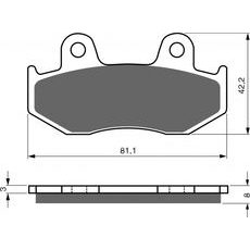 Brzdové destičky GOLDFREN 102 S3