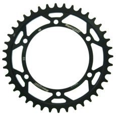 ŘETĚZOVÁ ROZETA SUPERSPROX RFE-312:40-BLK ČERNÝ 40 ZUBŮ, 525 - OCELOVÉ - NA MOTORKU