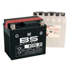 BEZÚDRŽBOVÁ MOTOCYKLOVÁ BATERIE BS-BATTERY BTX5L-BS (YTX5L-BS) - BEZÚDRŽBOVÉ - NA MOTORKU