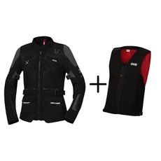 JEZDI BEZPEČNĚ S IXS - SET ADVENTURE PRO DÁMY - ČERNÁ - JEZDI BEZPEČNĚ S IXS - NA MOTORKÁŘE
