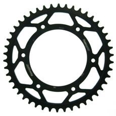 ŘETĚZOVÁ ROZETA SUPERSPROX RFE-210:46-BLK ČERNÝ 46 ZUBŮ, 520 - OCELOVÉ - NA MOTORKU