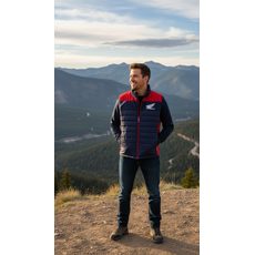 HONDA PROŠÍVANÁ BUNDA PADDOCK- MODRÁ - DÁRKY PRO FANOUŠKY HONDA - NA MOTORKÁŘE