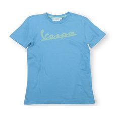 DĚTSKÉ TRIČKO VESPA "LOGO" - MODRÁ - NA MOTORKÁŘE
