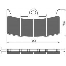Brzdové destičky GOLDFREN 270 S3