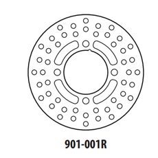 Brzdový kotouč GOLDFREN 901-001R zadní 190,7 mm