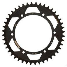 ŘETĚZOVÁ ROZETA SUPERSPROX RFE-1512:44-BLK ČERNÝ 44 ZUBŮ, 520 - OCELOVÉ - NA MOTORKU